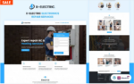 X-Electric Services Elementor Landing Page Template(m)