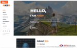 Aksh - Personal Portfolio Landing Page Template(m)