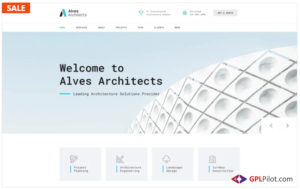Alves Architects - Light Architecture Company HTML Landing Page Template