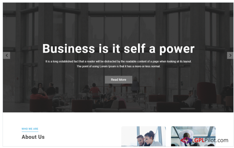 Beyond - Corporate Business HTML Tempalte Landing Page Template