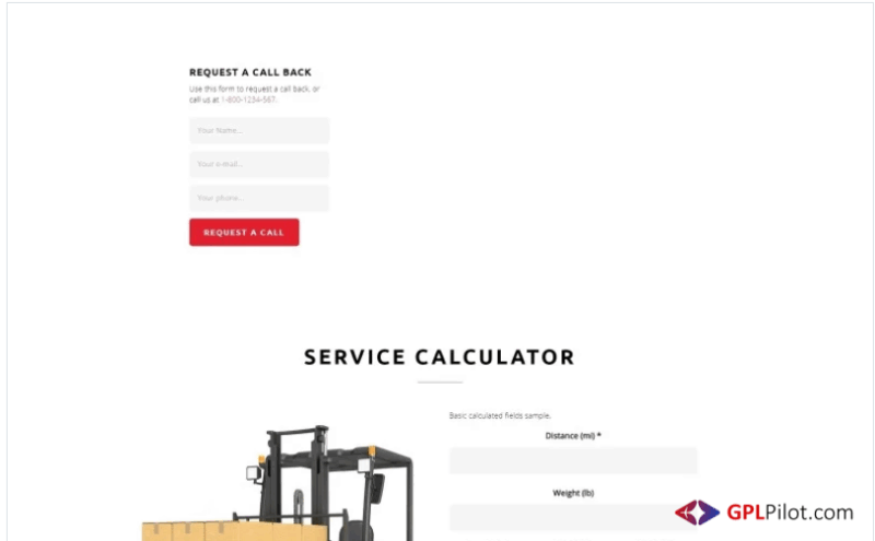 Cargo - Transportation HTML5 Landing Page Template