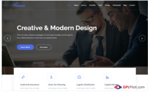 Famous - Digital Corporate Business Landing Page Template