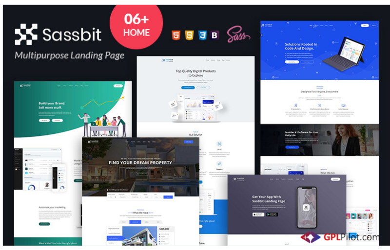 Sassbit Landing Page Template