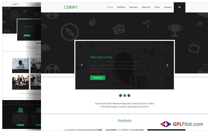 Corify - Multipurpose Modern Bootstrap Landing Page Template 1 Corify - Multipurpose Modern Bootstrap Landing Page Template