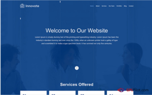 Innovate Landing Page Template