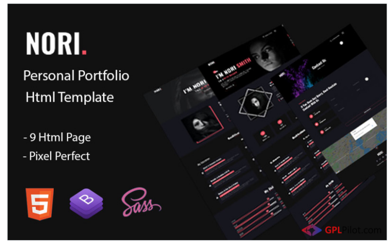 Nori - Personal Portfolio Html5 Template