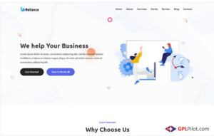 Reliance - Business Agency Landing Page Template