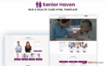 Senior Haven Old & Health Care HTML Landing Page Template