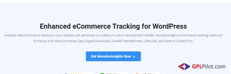 MonsterInsights eCommerce Tracking Addon 8.5.4