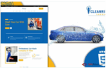 Cleanride Car Wash Services Landing Page Website Template