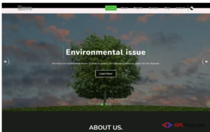 Envo - Environmental Charity Landing Page Template