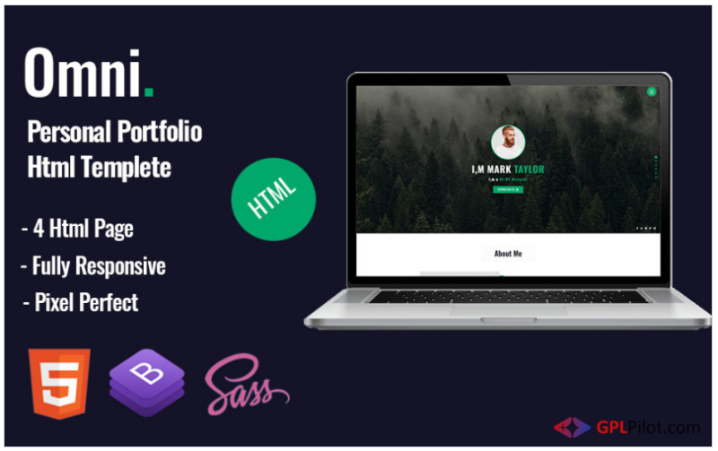 Omni - Personal Portfolio HTML Template