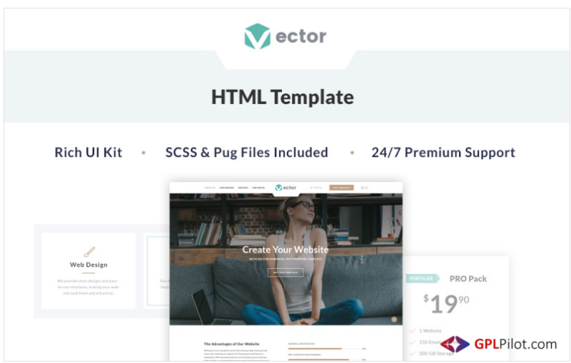 Vector - Business Landing Page Template