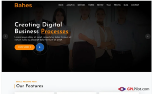 Bahes is a One Page Business HTML5 Template
