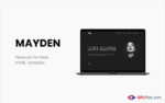 Mayden - Premium Personal Portfolio Template