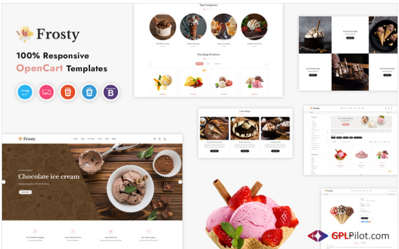 Frosty - Responsive OpenCart Template