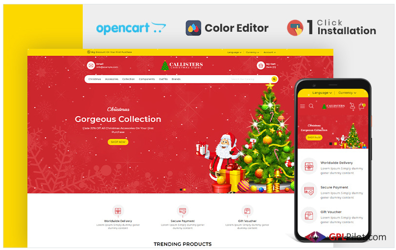 Callisters Gift Store Opencart Theme 1 Callisters Gift Store Opencart Theme