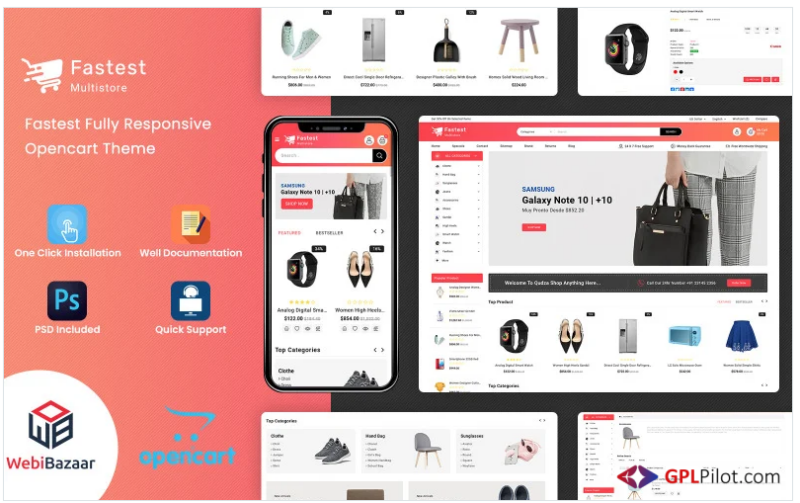 Fastest - Multipurpose MarketPlace OpenCart Store