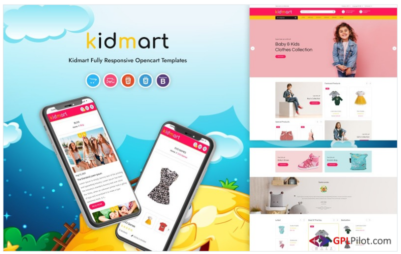 Kidmart - Responsive OpenCart Template