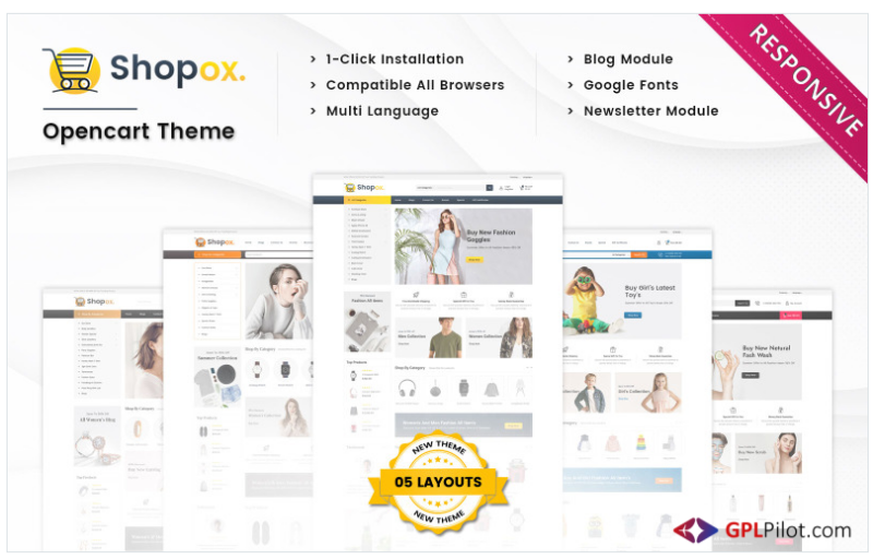 Shopox - Multi Purpose Responsive Opencart 3.x Theme