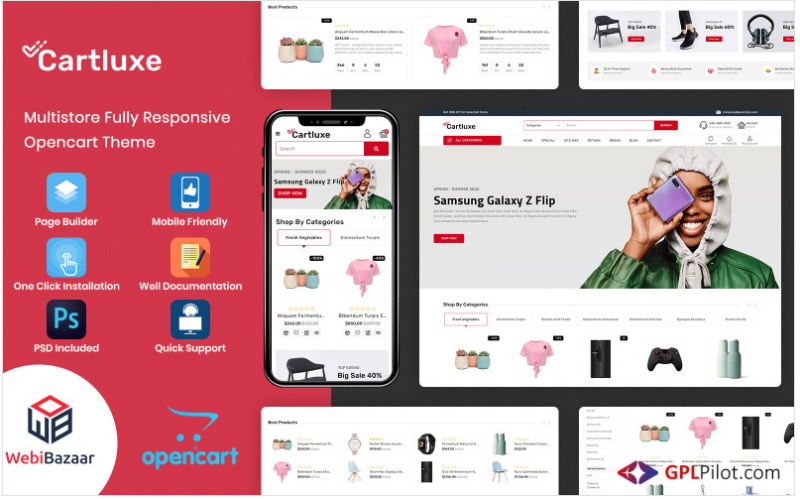 CartLuxe - Supermarket Multipurpose OpenCart Template