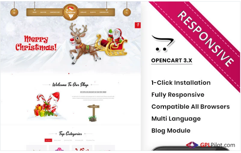 Festivve - OpenCart Template