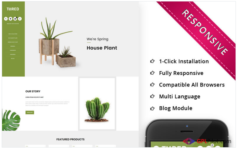 Thred Plant - Responsive OpenCart Template