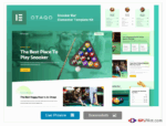 Otaqo - Snooker & Pool Bar Elementor Template Kit