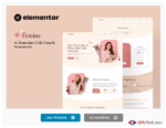 Femine - Feminine Life Coach Elementor Template Kit