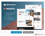 Roofta - Roofing Services Elementor Template Kit