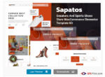 Sapatos - Sneakers & Sports Shoes Store WooCommerce Elementor Template Kit