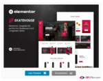 Skatehouse – Skateboard & Extreme Sport Shop Elementor Template Kit