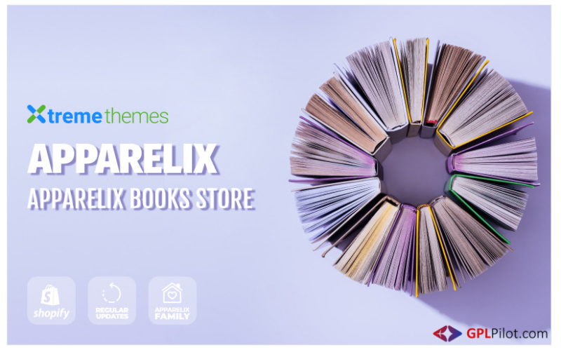 Apparelix Books Online Store Template Shopify Theme