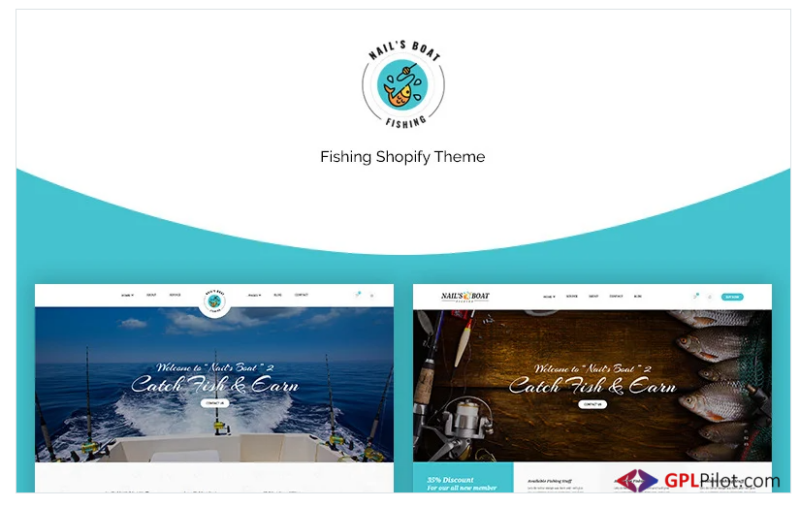 Nails Boat - Fishing And Hunting Club Shopify Theme