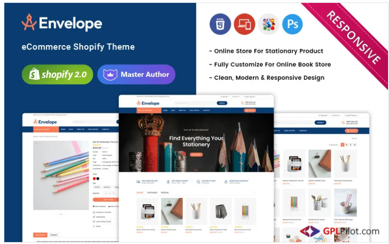 Envelope - Stationery Stores Shopify Responsive Theme