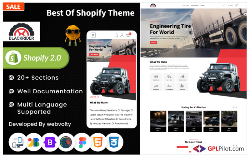 Blackrider - Mega Spareparts Shopify 2.0 Theme