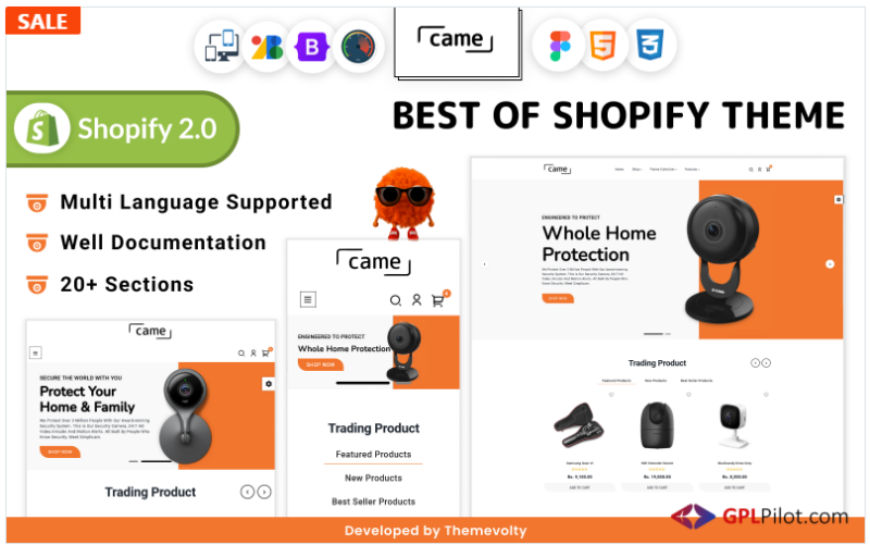 Came - Mega Camera Shopify 2.0 Super Store