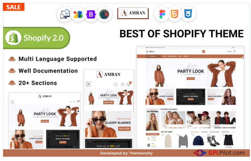 Amran - Mega Fashion Shopify 2.0 Premium Responsive Theme