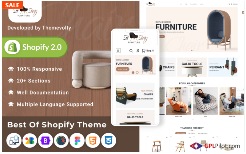 Sit Stay - Mega Furniture Shopify 2.0 Responsive Theme