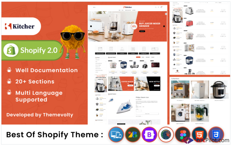 Kitcher - Mega Kitchen Super Store Shopify 2.0 Premium Theme