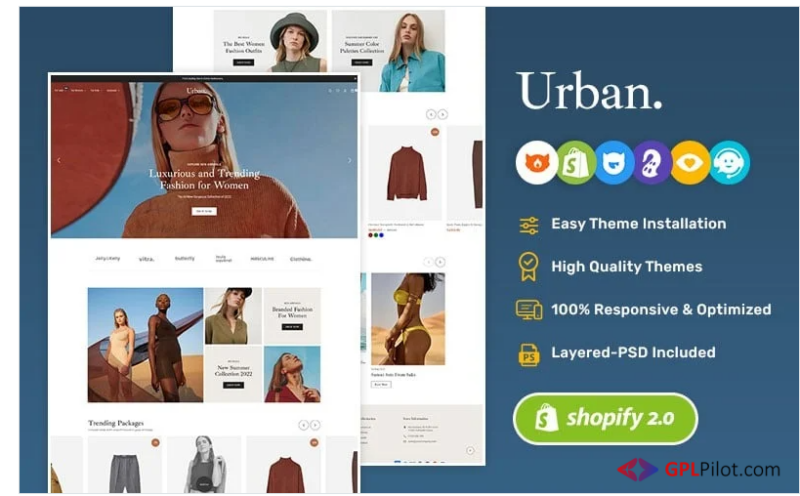 Urban- Luxurious and Trending Fashion Shopify 2.0 Responsive Theme