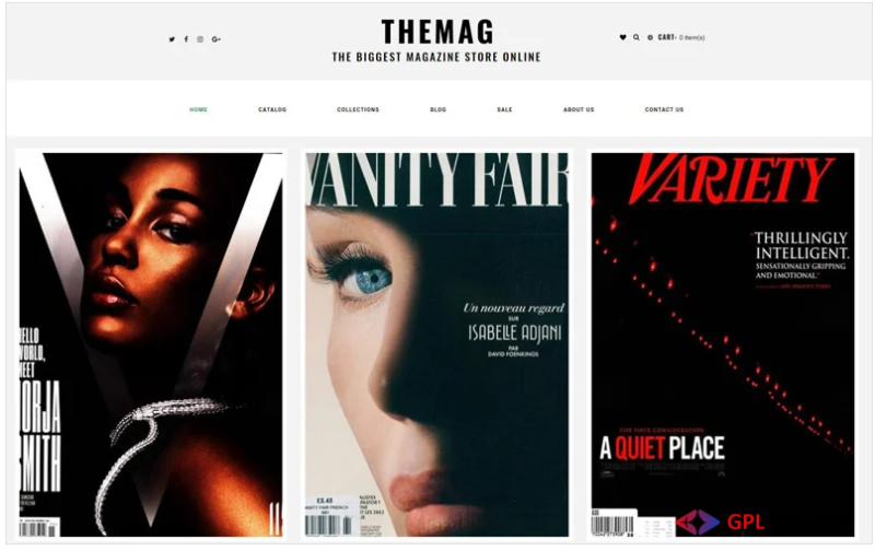 Themag - Magazine Store Ready-To-Use Shopify Theme