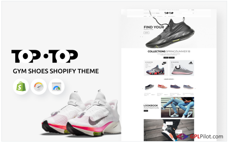 Top-Top - Gym Shoes Shopify Theme