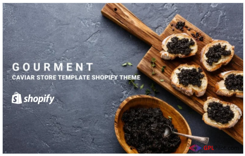 Caviar Store Template Shopify Theme