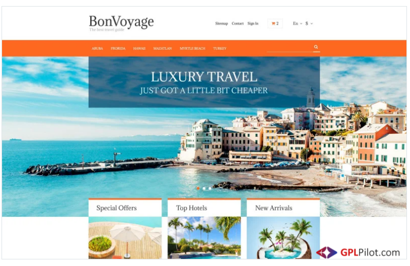 BonVoyage PrestaShop Theme