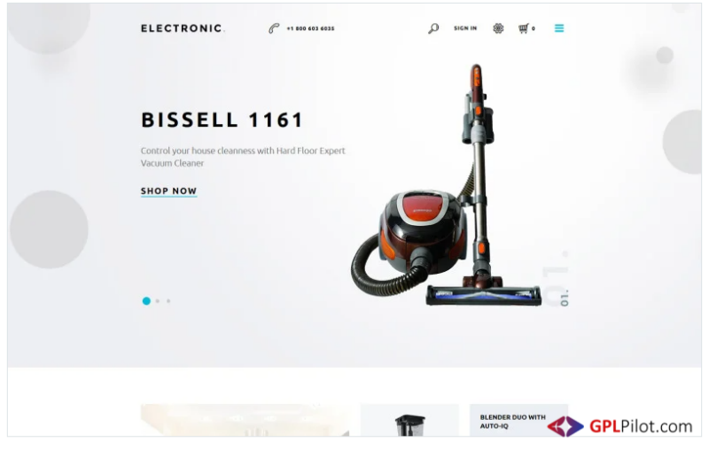 Electronics Store Responsive PrestaShop Theme