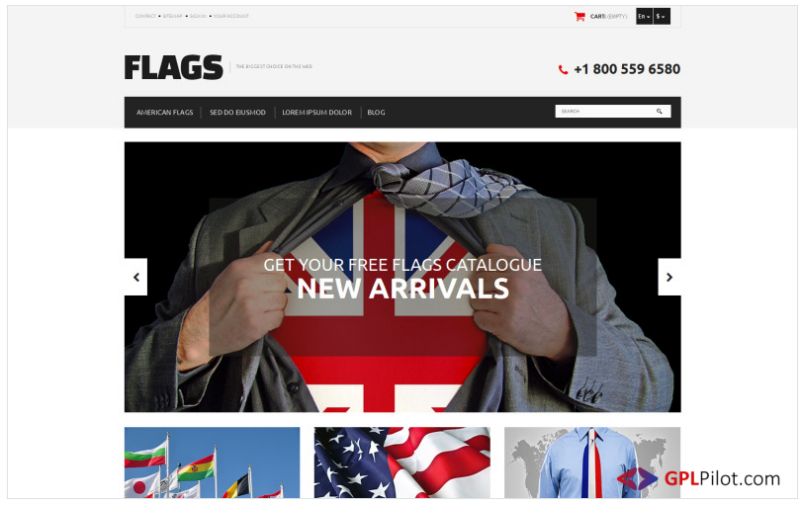 Flag Shop PrestaShop Theme