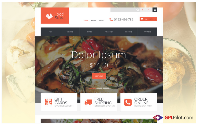 Foodie PrestaShop Theme