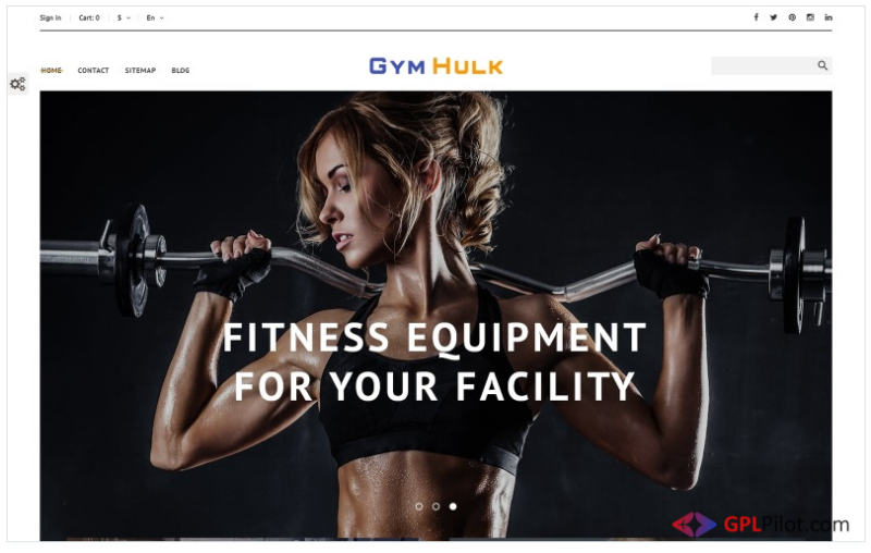 GymHulk - Gym Equipment PrestaShop Theme