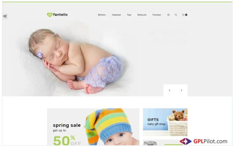 Infantello - Infant Clothing Store PrestaShop Theme